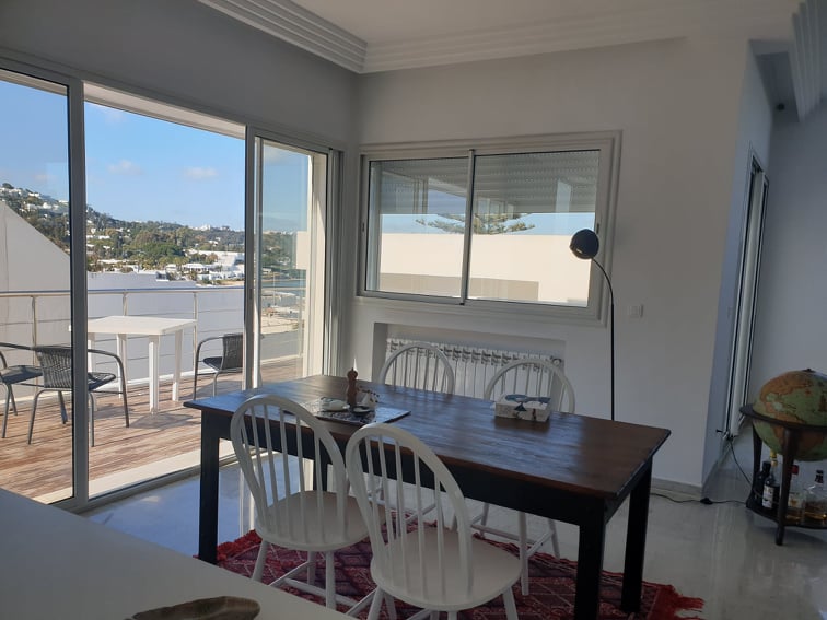 Duplex la marsa vue sur mer