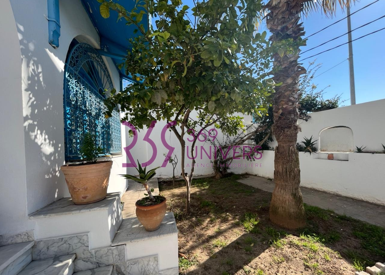 Appart meuble avec jardin a sidi bousaid ref ra007