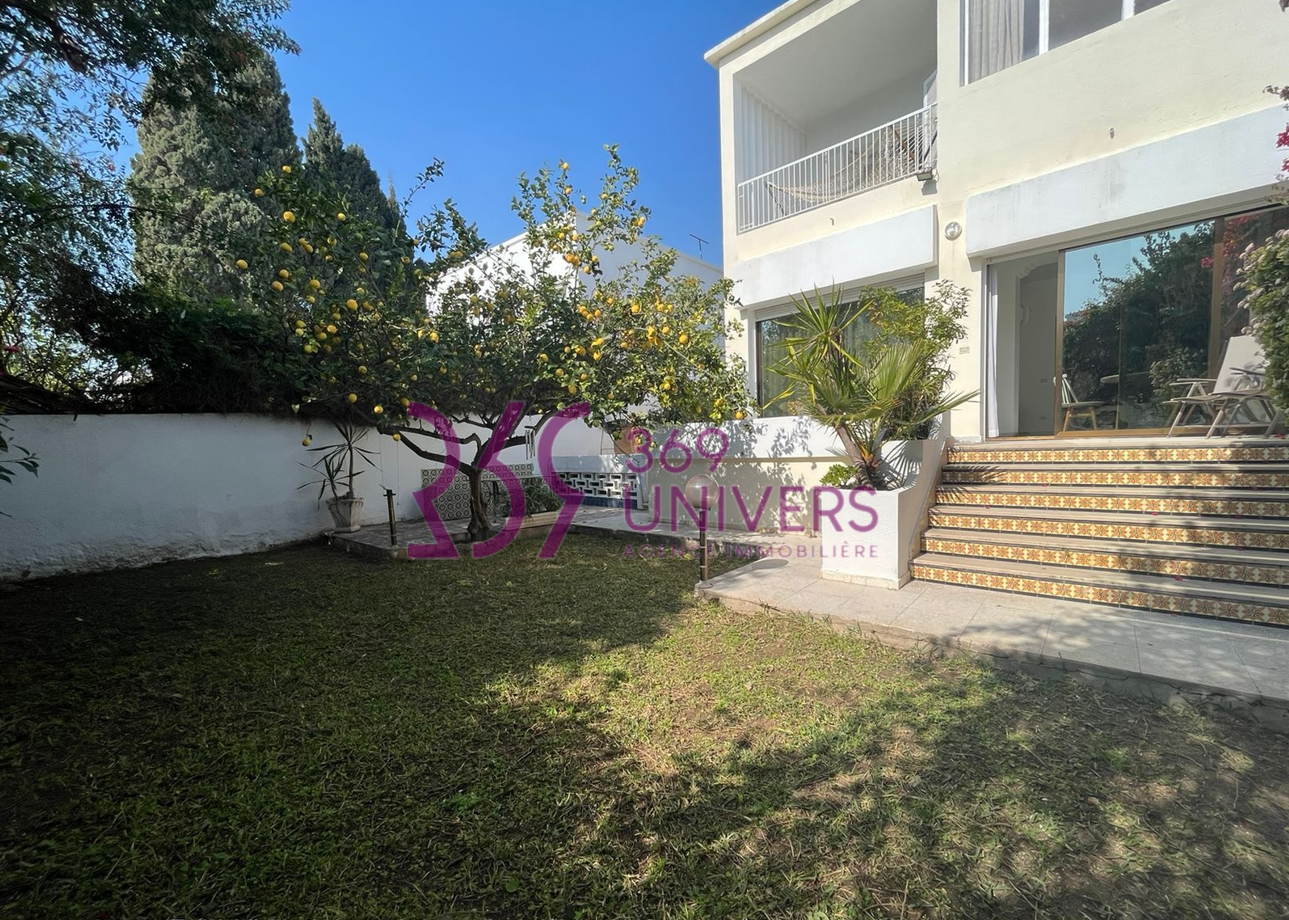 Villa s3 avec jardin a carthage ref rh001