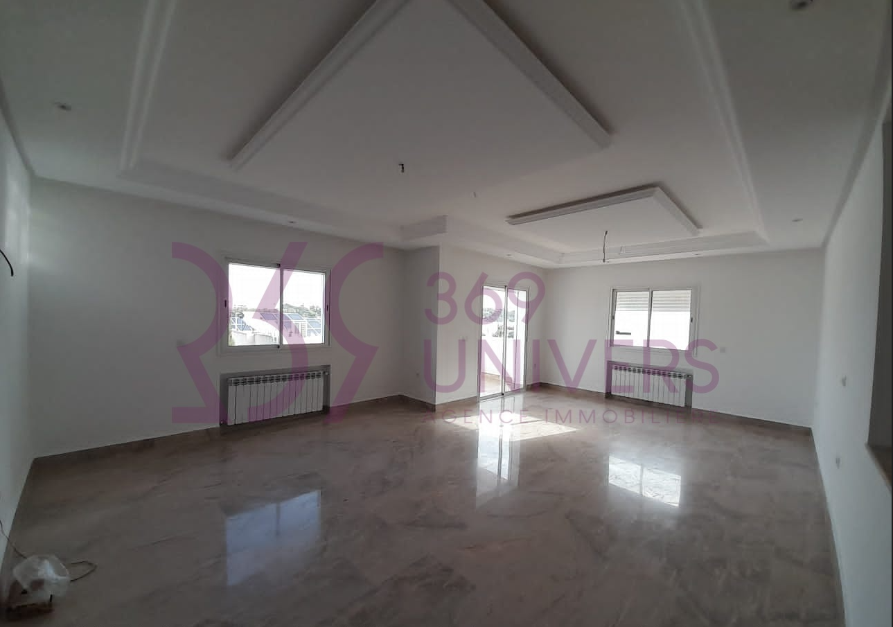 Appart s3 avec terrasse a gammarth ref ra013