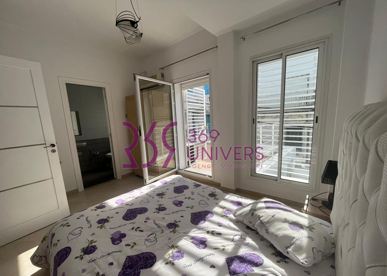 Duplex meuble s3 a la marsa ref rd001