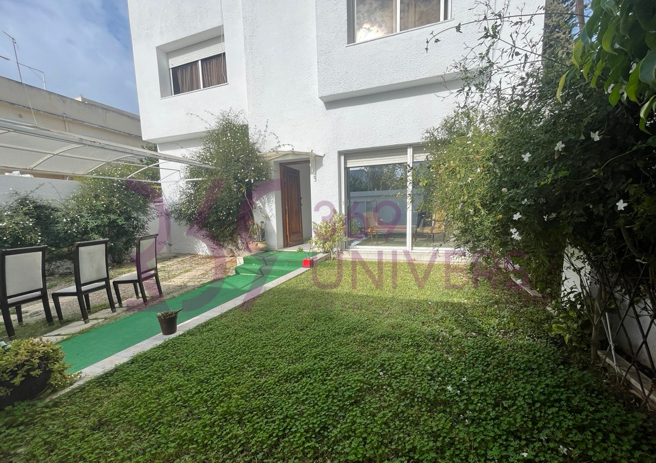 Rdc s3 avec jardin a la marsa ref ra021