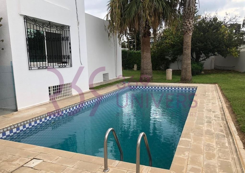 Villa avec piscine à carthage ref rh028