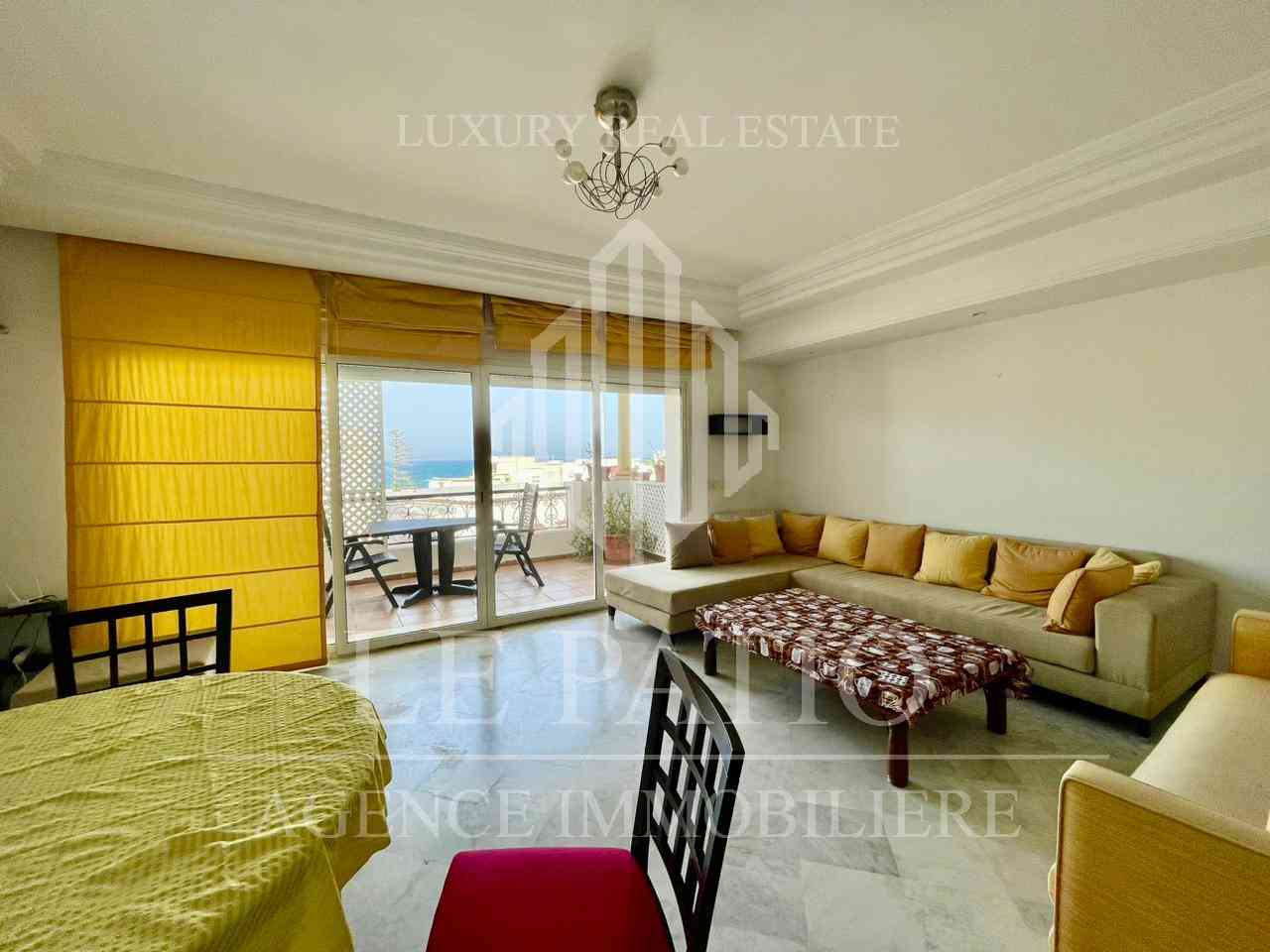 Appartement s3 a la marsa meuble avec vue mer