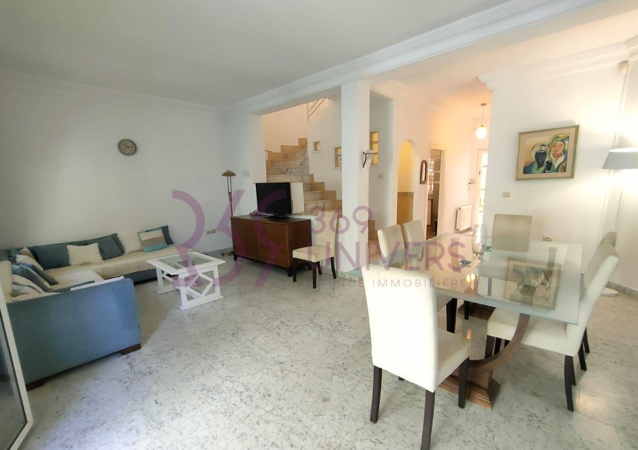 Duplex meublé à la marsa ref rd009