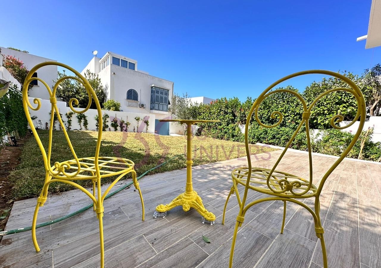 Appart avec jardin à gammarth ref ra042