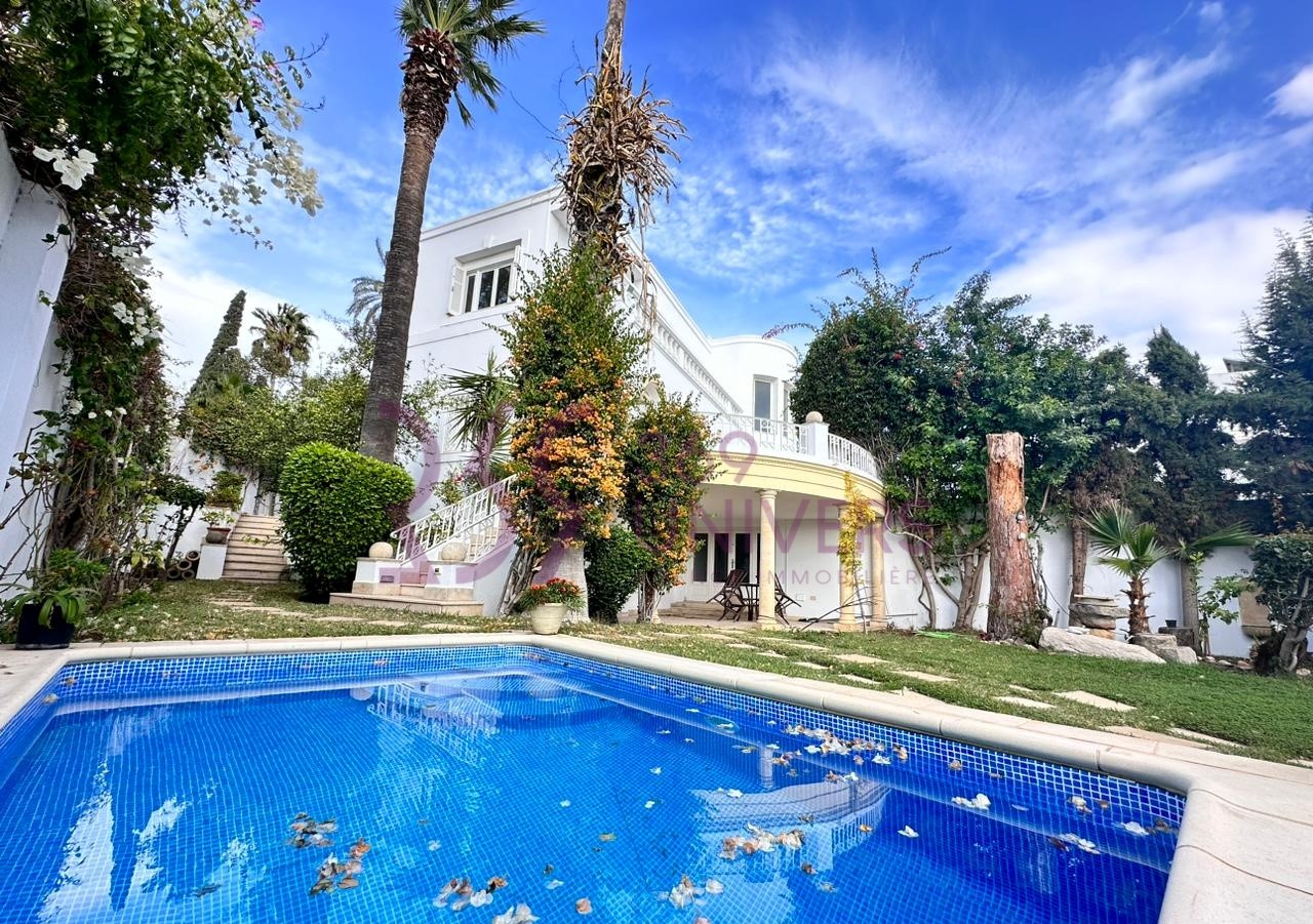 Villa avec vue sur mer à carthage ref rh068