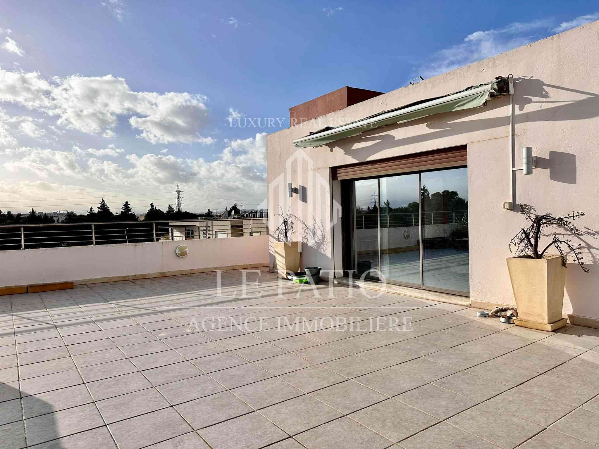Appartement s1 meuble a la marsa avec terrasse