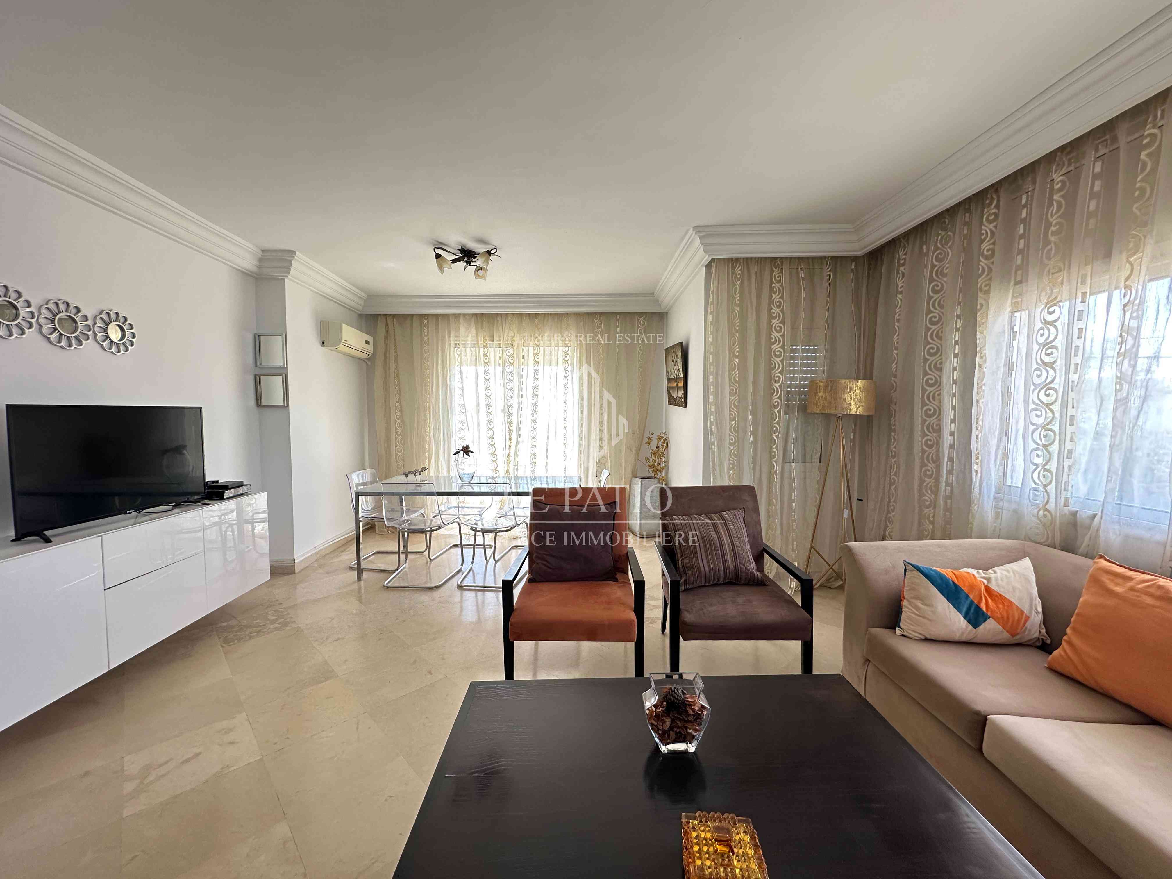 Etage de villa meublé a la marsa