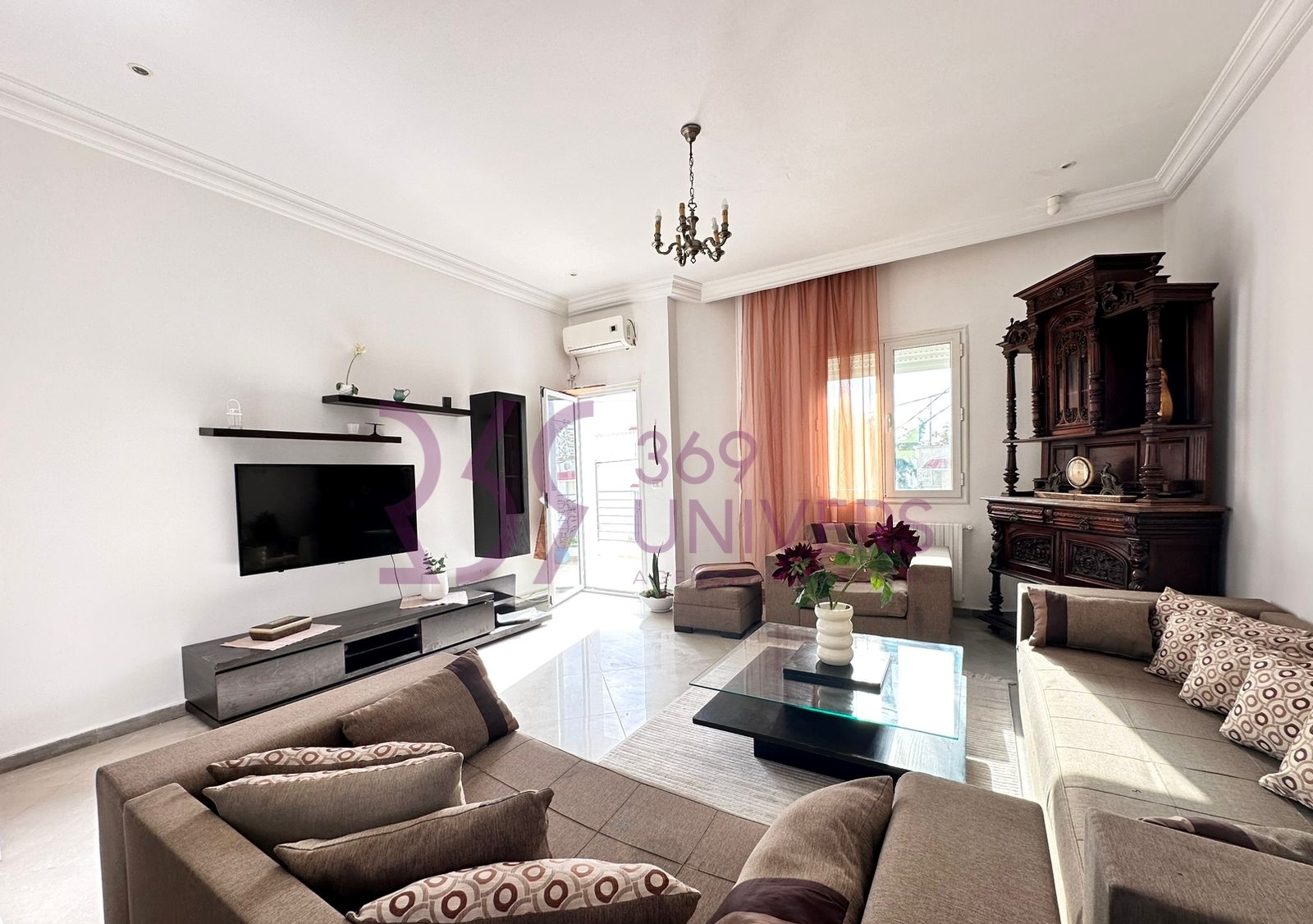 Etage de villa avec terrasse à carthage ref ra054