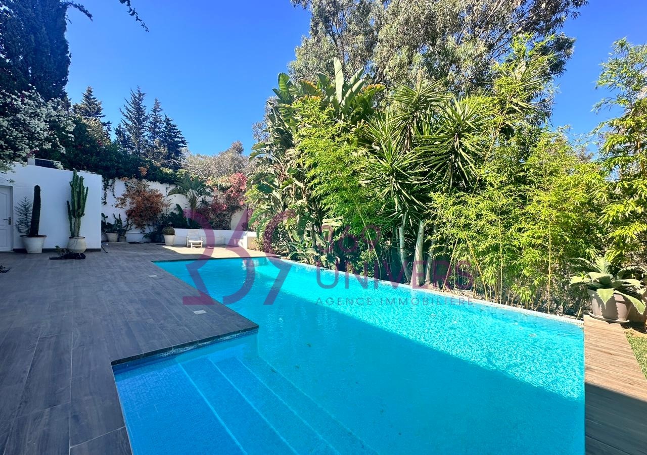 Appart meublé avec piscine à gammarth ref ra083