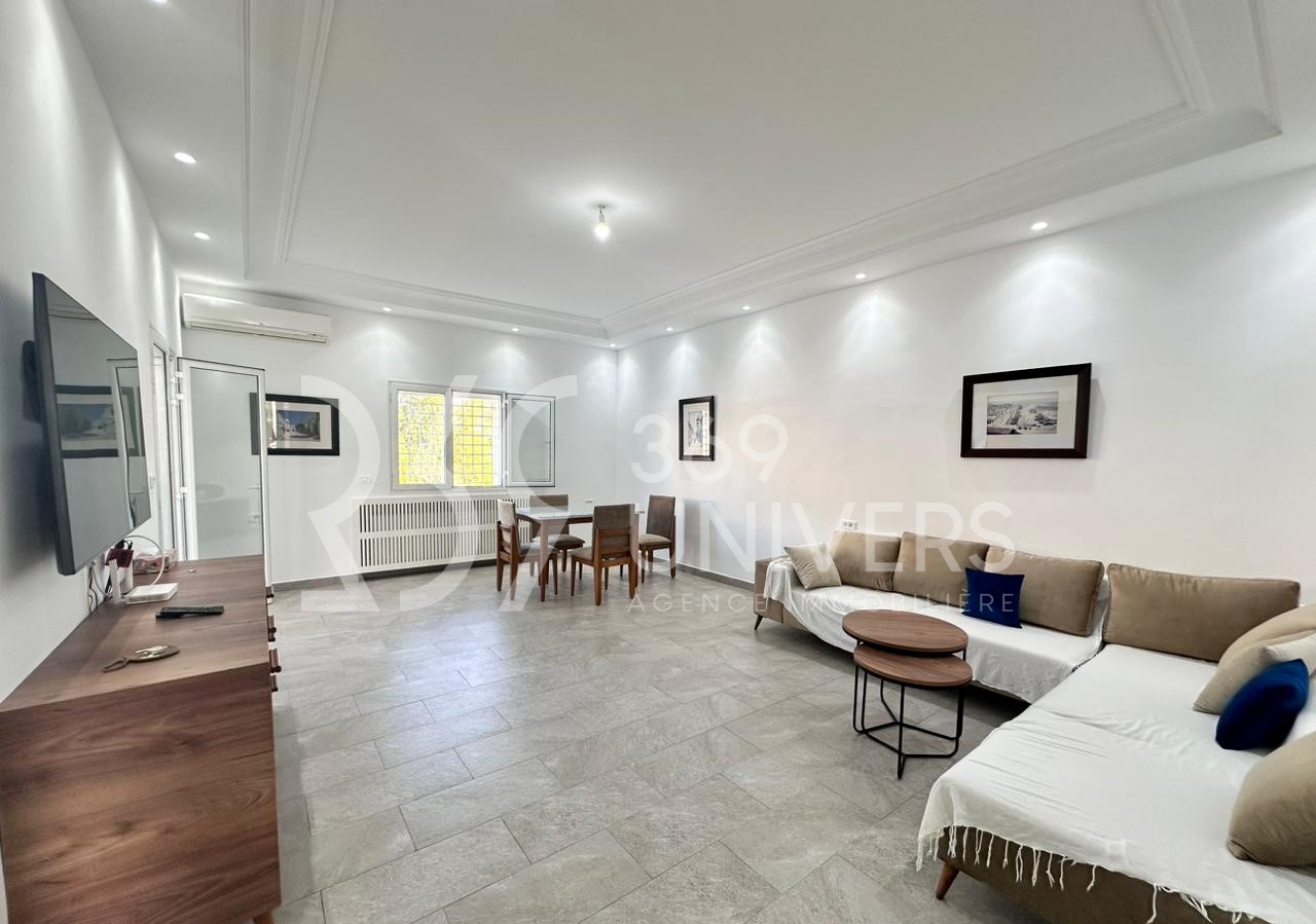 Appart meublé avec terrasse à la marsa ref ra088