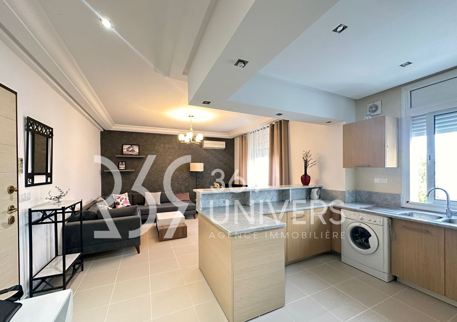 Appartement meublé à la marsa ref ra122