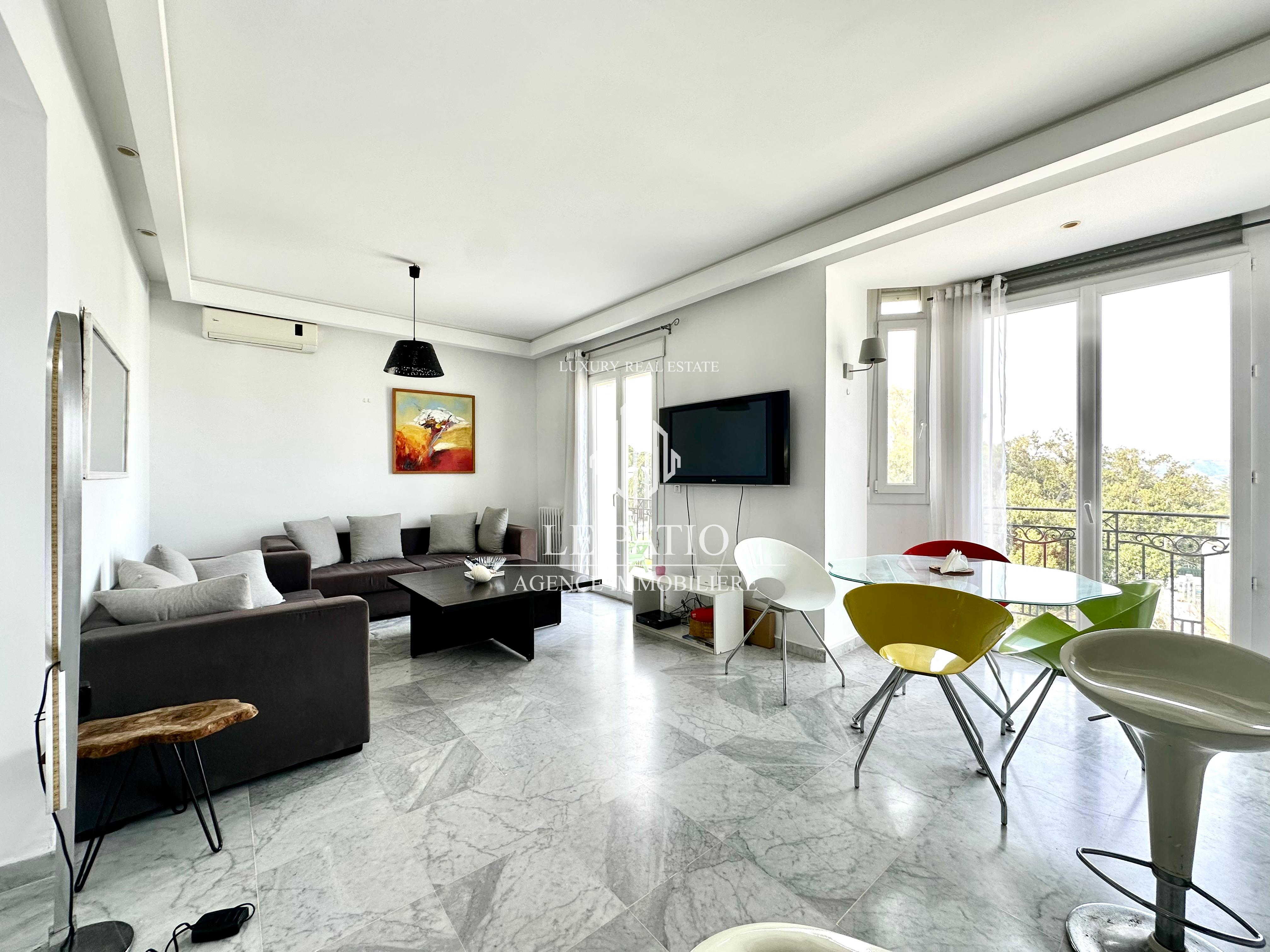Appartement meuble haut standing avec vue mer