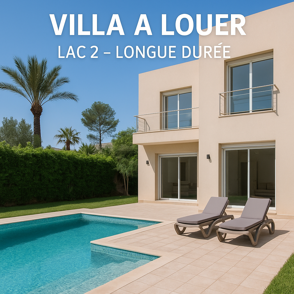 Villa lac 2 longue durée