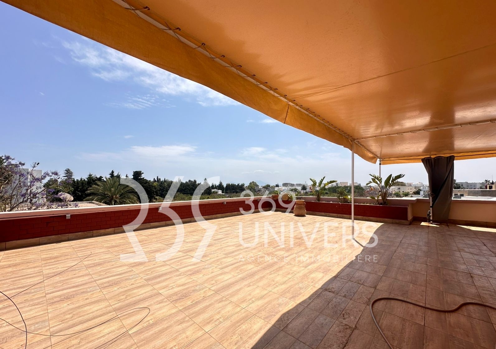 Duplex meublé avec piscine à carthage