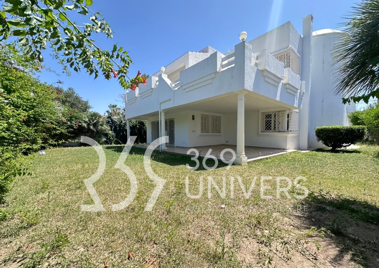 Villa avec jardin à gammarth ref rh159