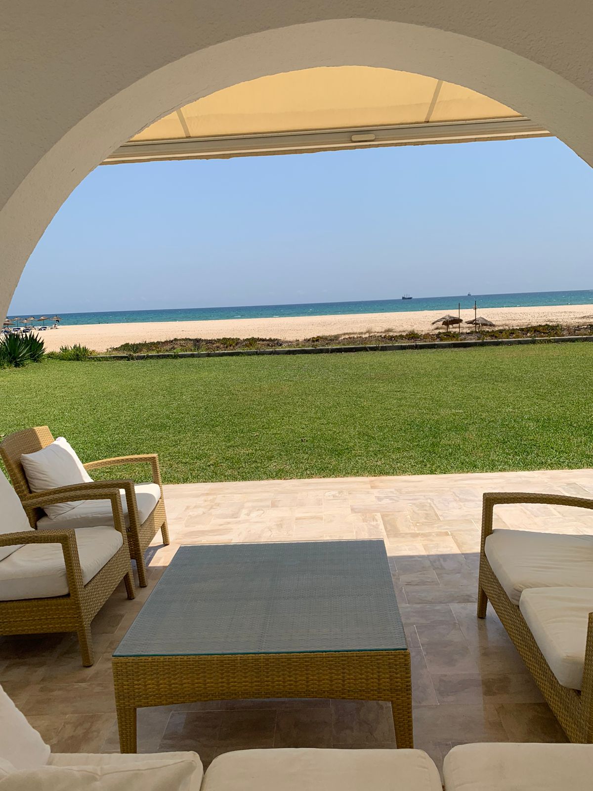 Hammamet villa font de mer