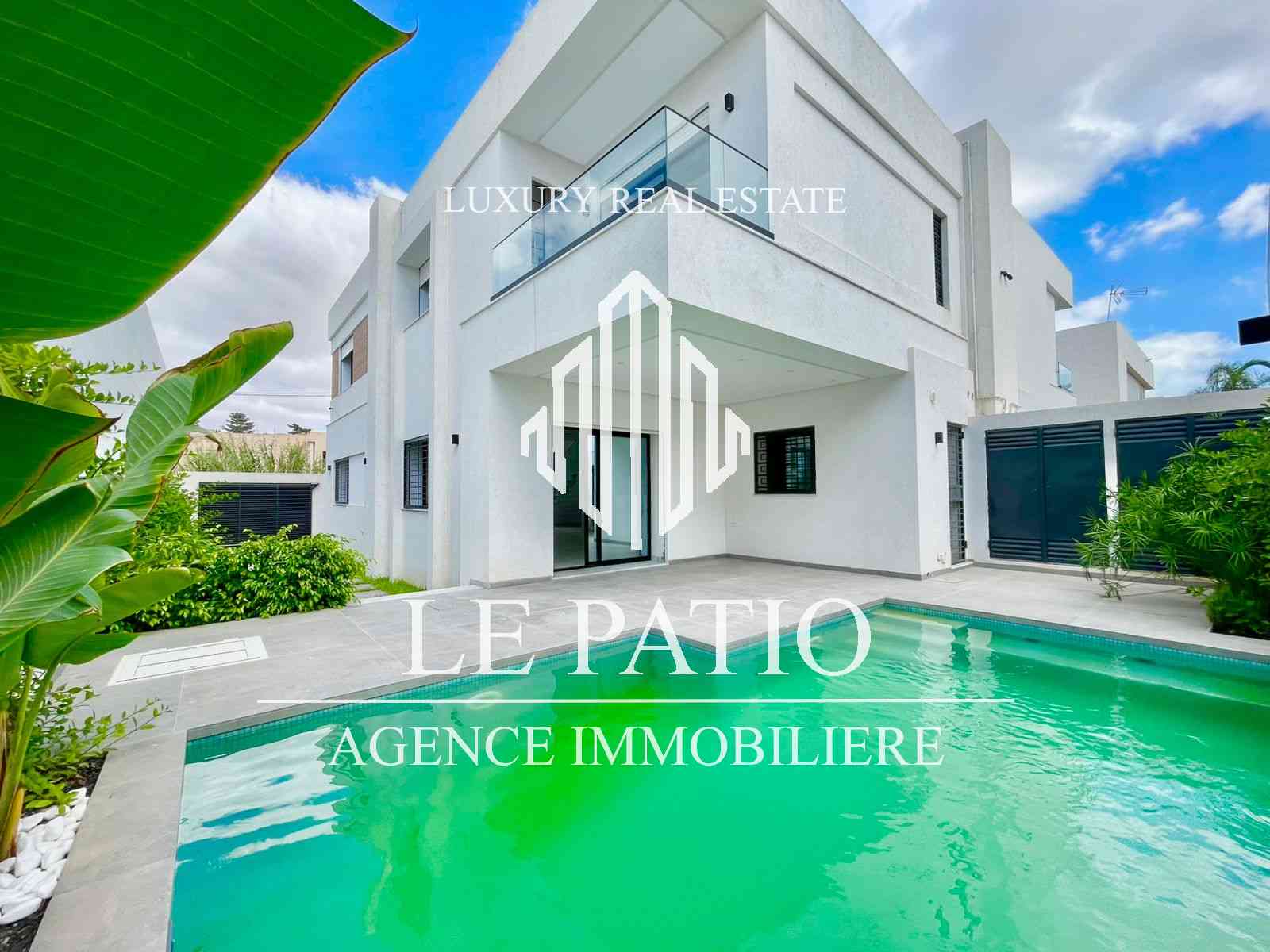 Villa jumelee neuve s3 à la soukra