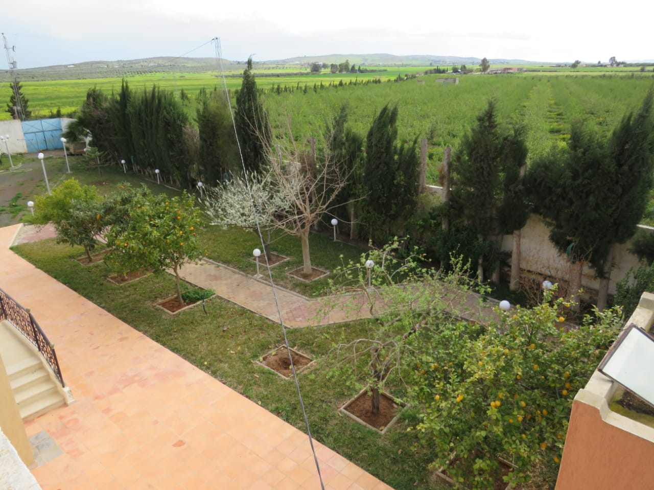 Belle ferme 7 hectares villa haute standing