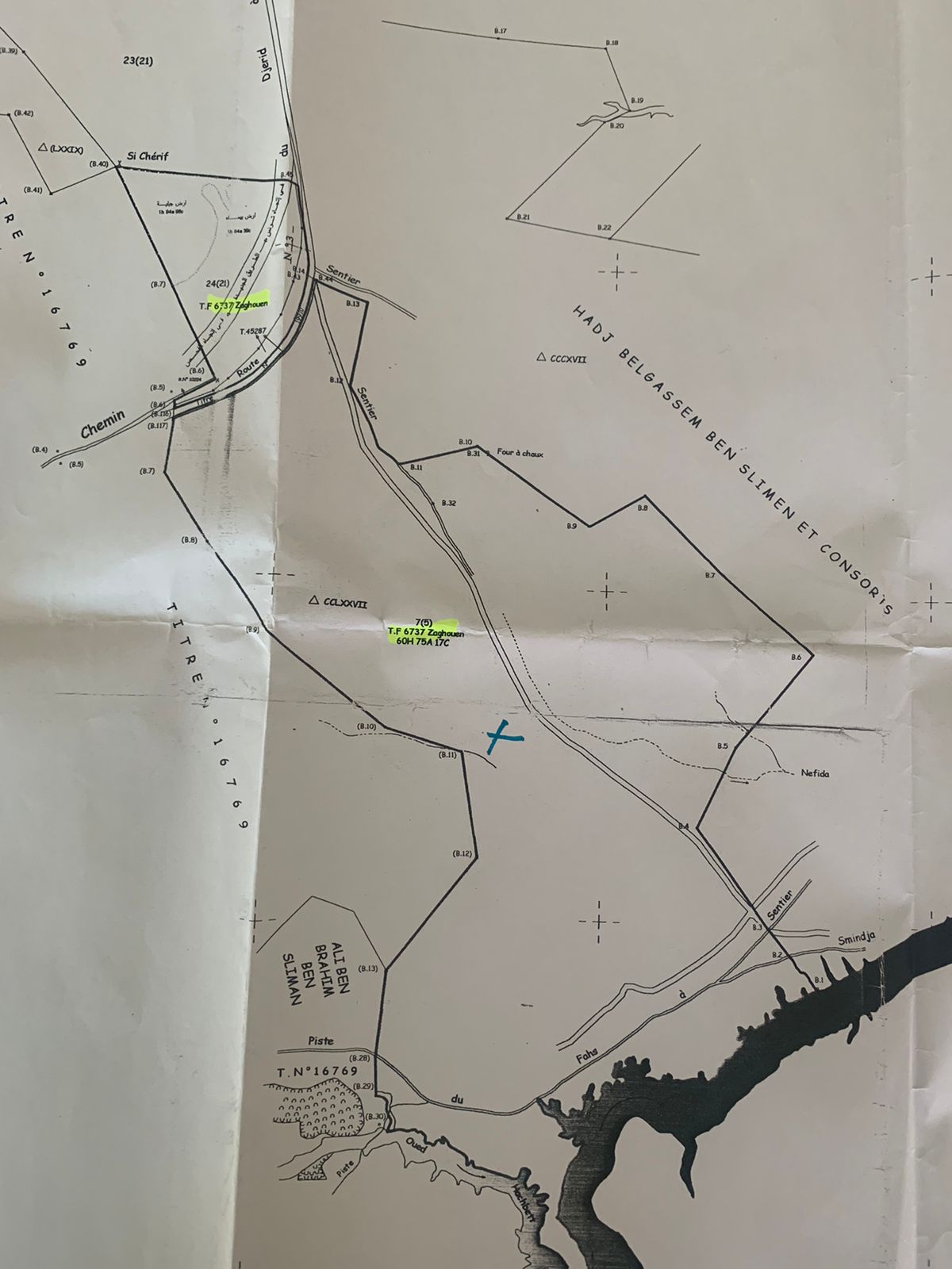 67 hectare sur la route nationale gp3
