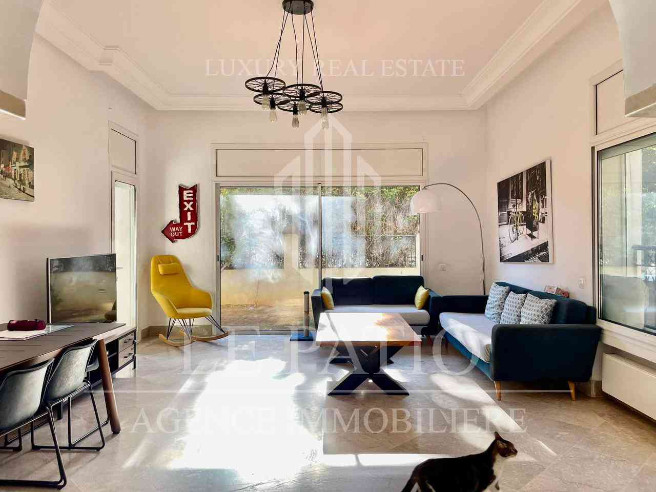 Appartement avec jardin a la marsa