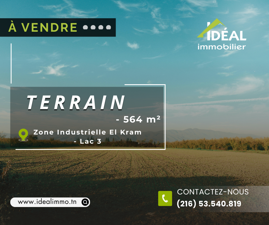 Av terrain 564m2 au lac3