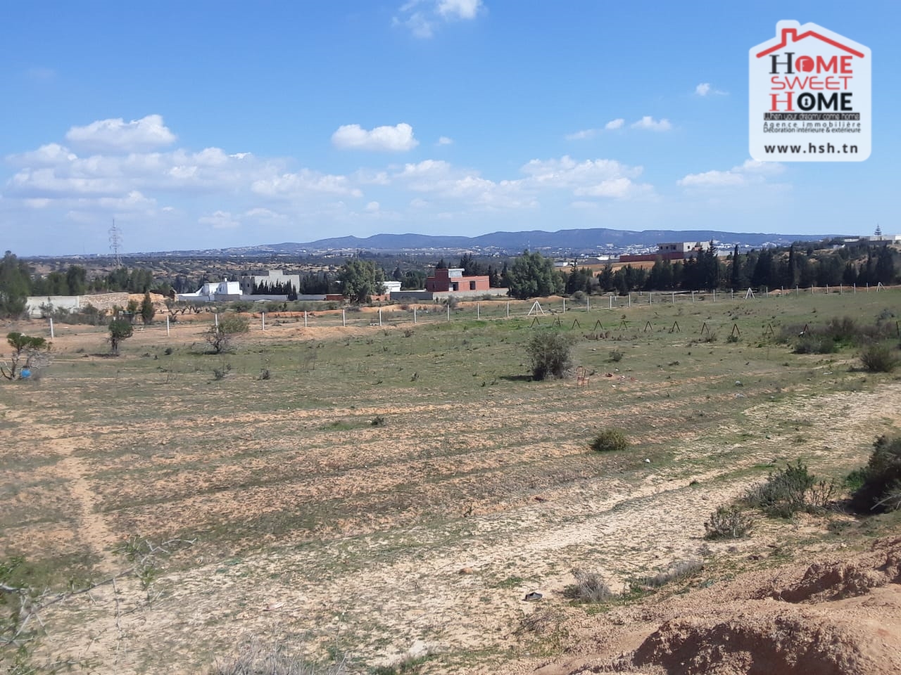 Terrain villa vilora à bir bouregba hammamet
