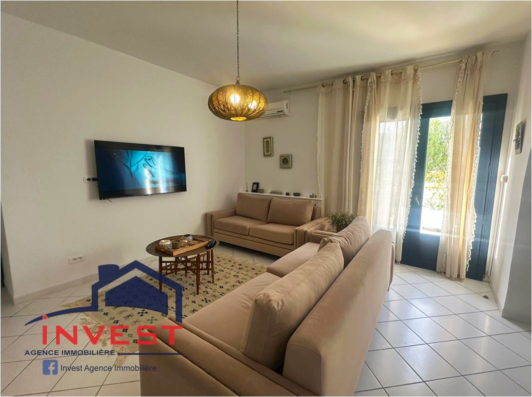 Duplex s3 meublé avec jardin au golden tulip