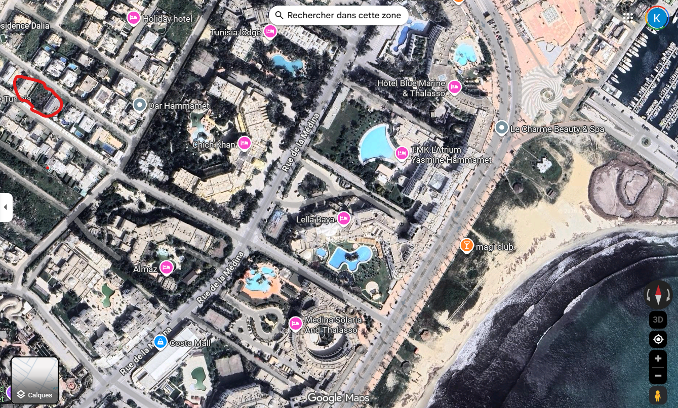 Terrain yasmine hammamet 741 m2