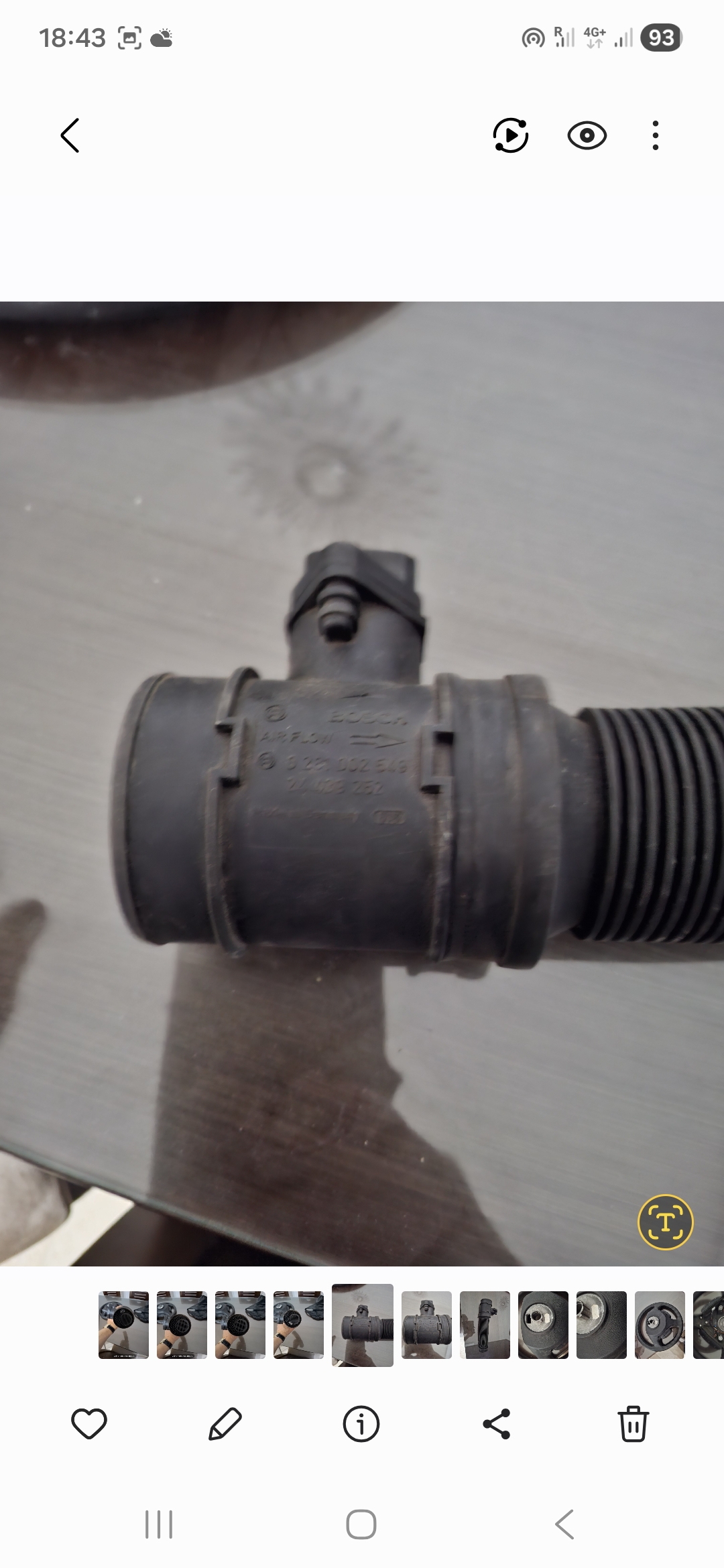 Debimetre opel astra g essence