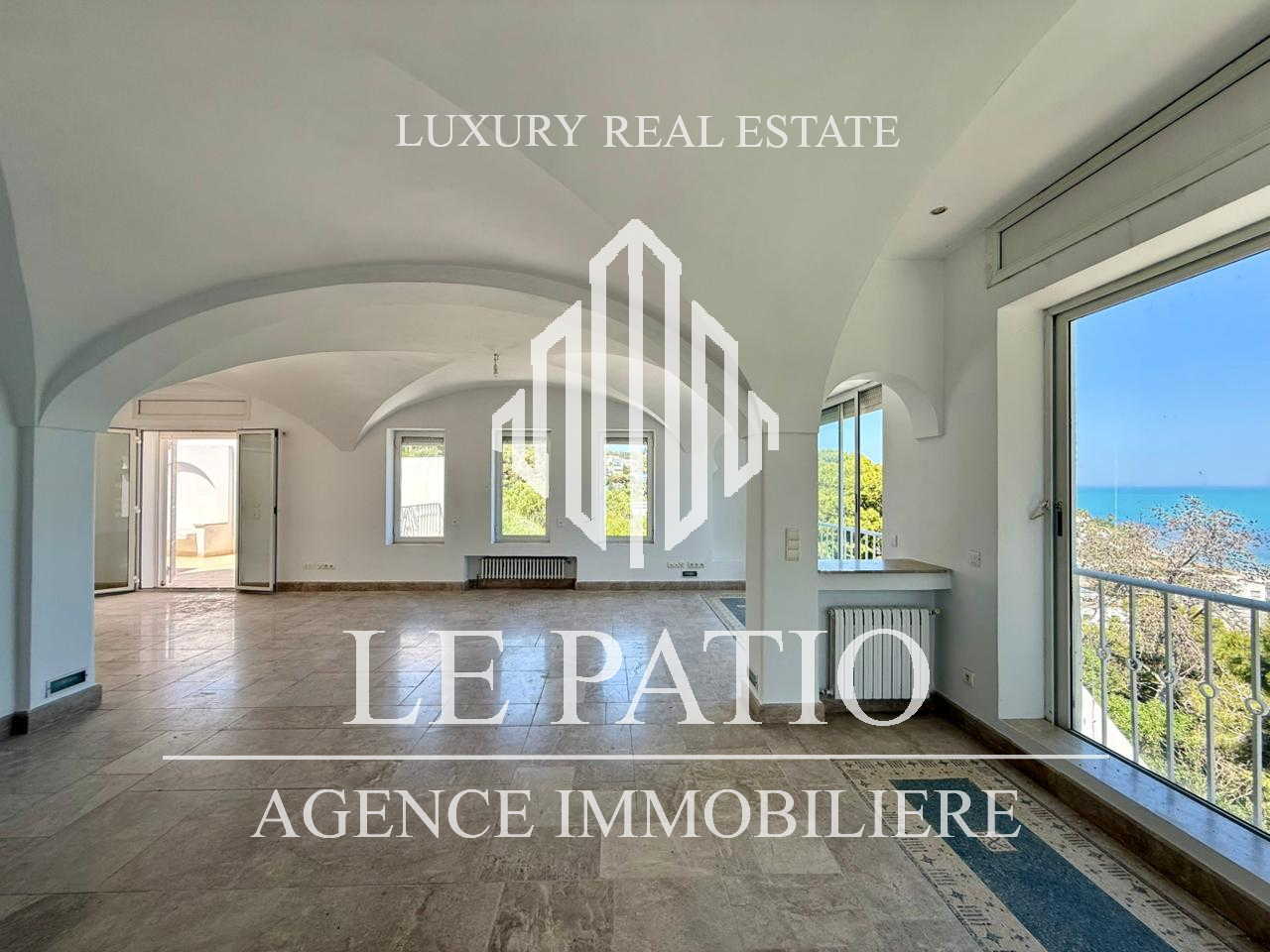 Villa s4 avec vue mer située à la marsa