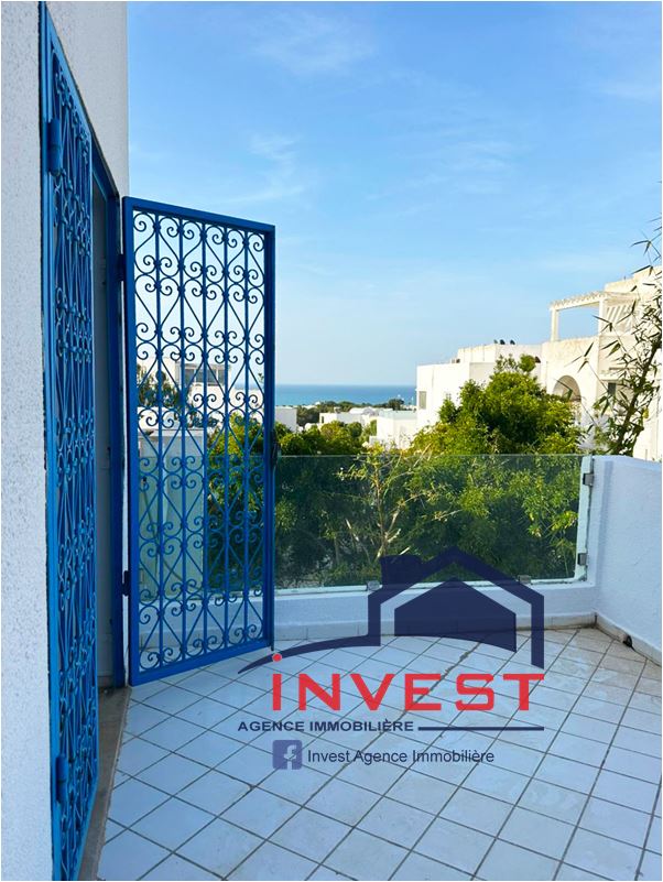 Duplex s2 avec vue sur mer golden tulip gammarth