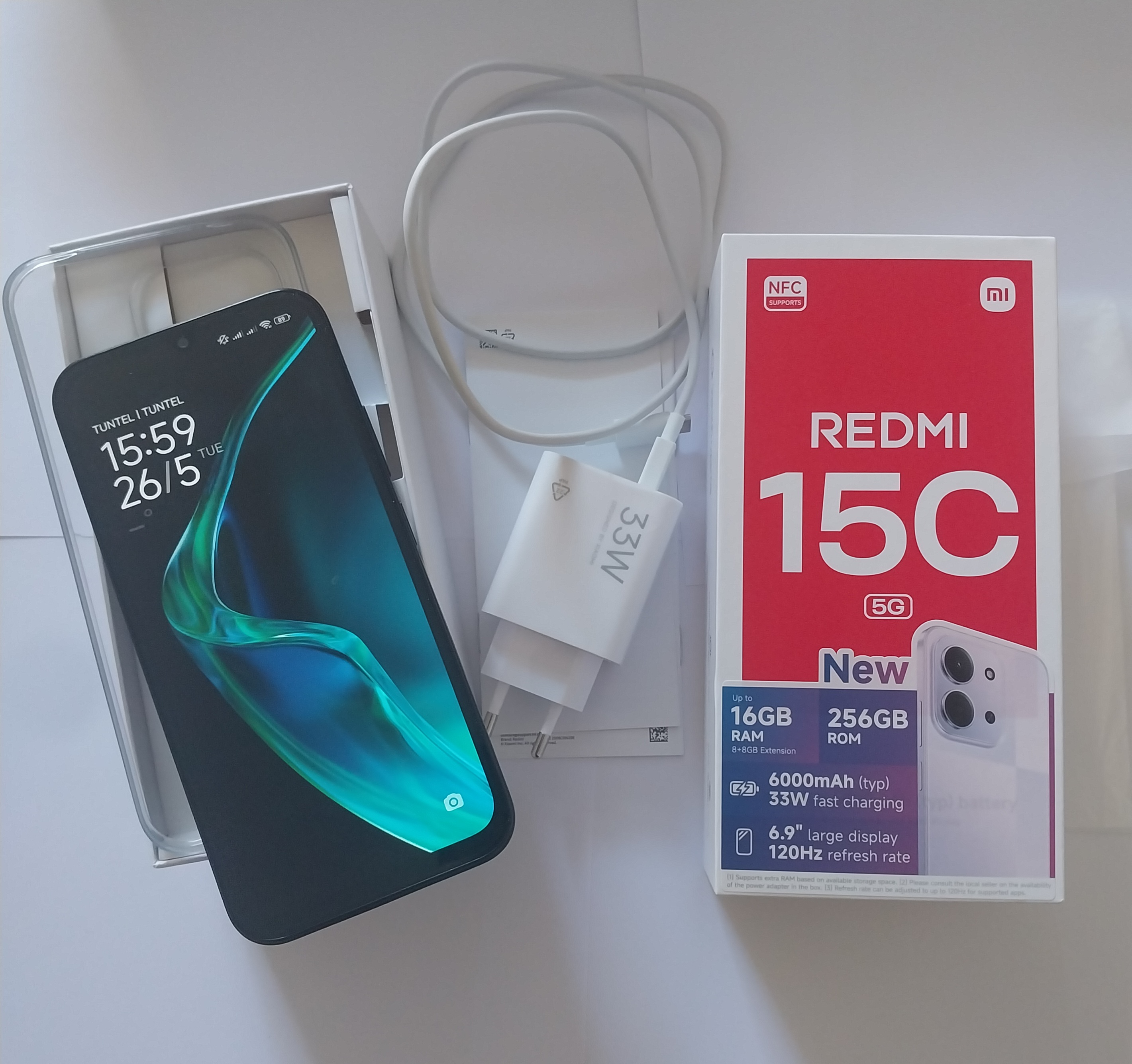 Xiaomi redmi 15c 8go 256go 5g
