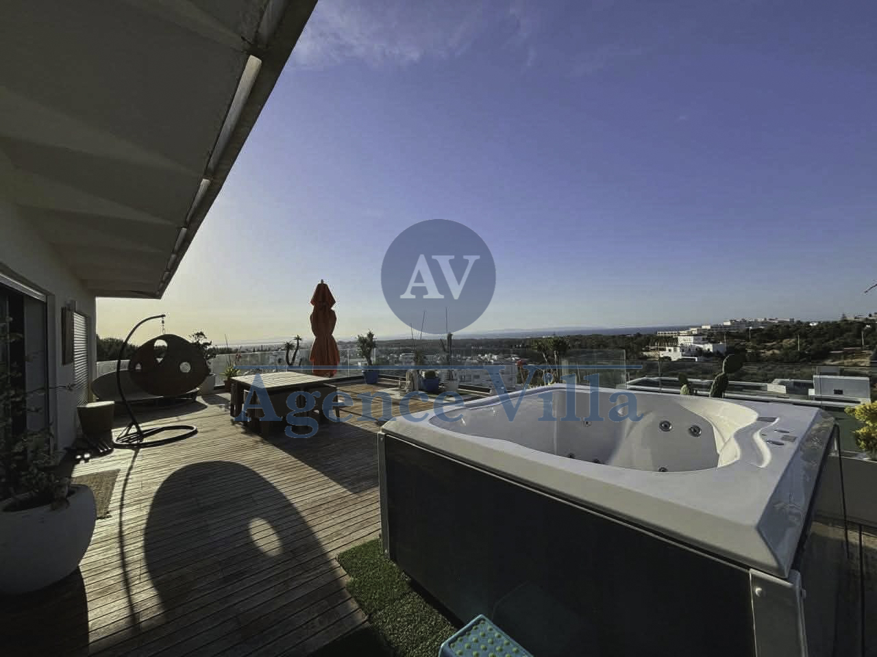 Penthouse s3 avec vue sur mer à gammarth