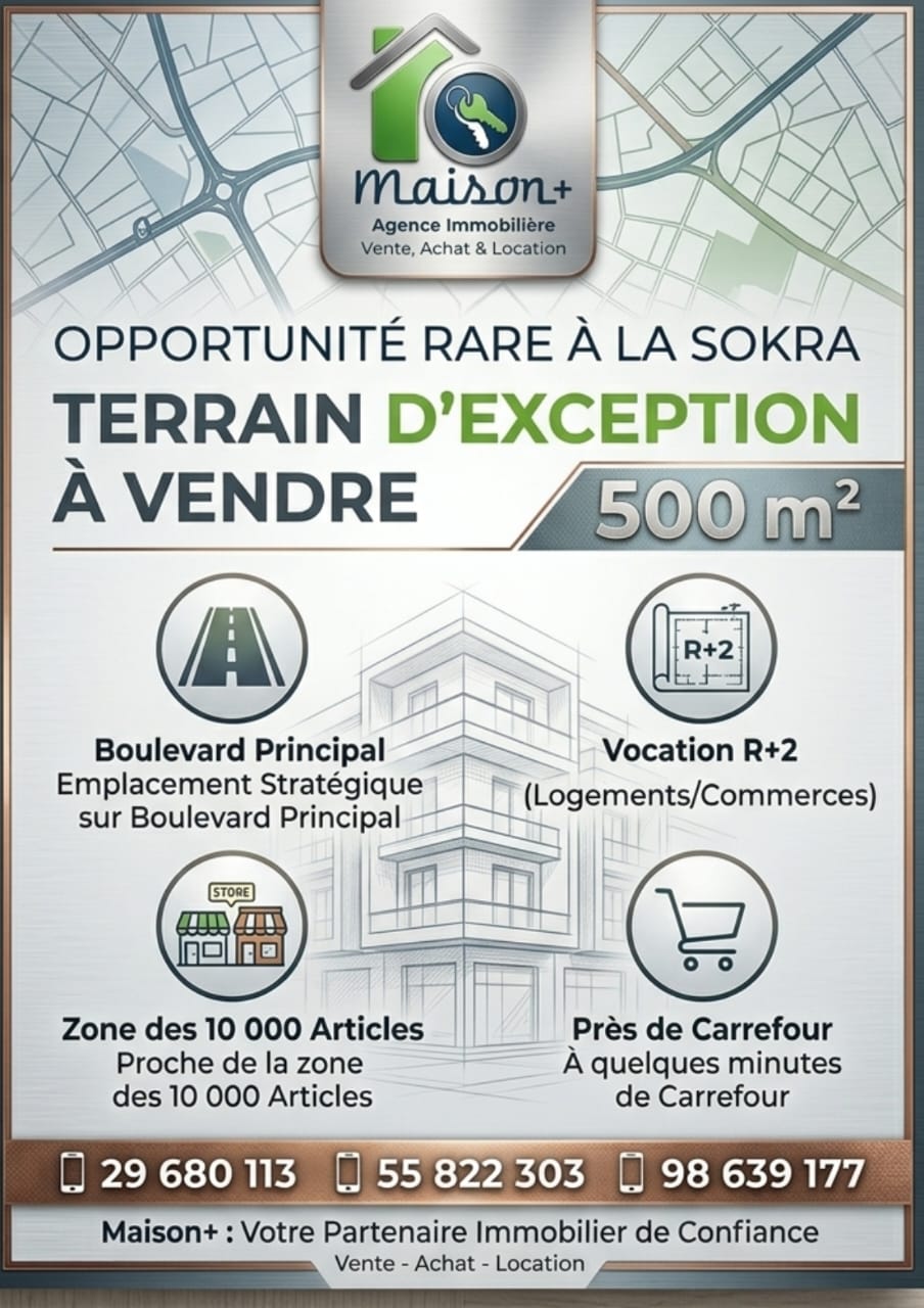 Terrain approuvé a ne pas rater