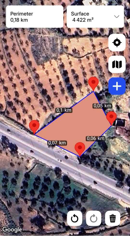 Lot 4500m prés mall of sousse vers sidi bouali