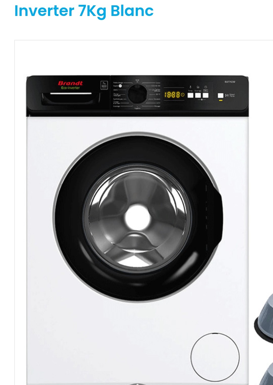 Lave linge toute neuve