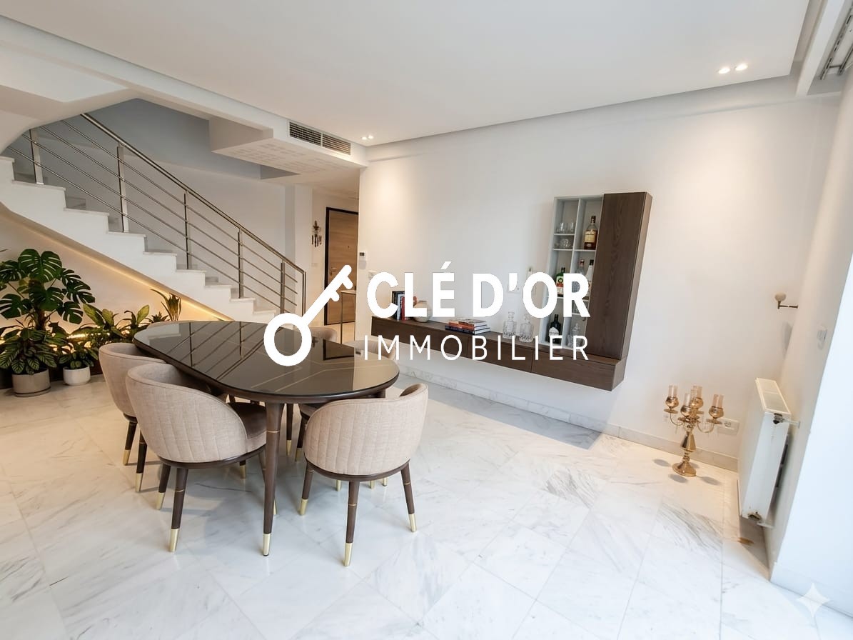 Duplex s2 meublé au jardin de carthage