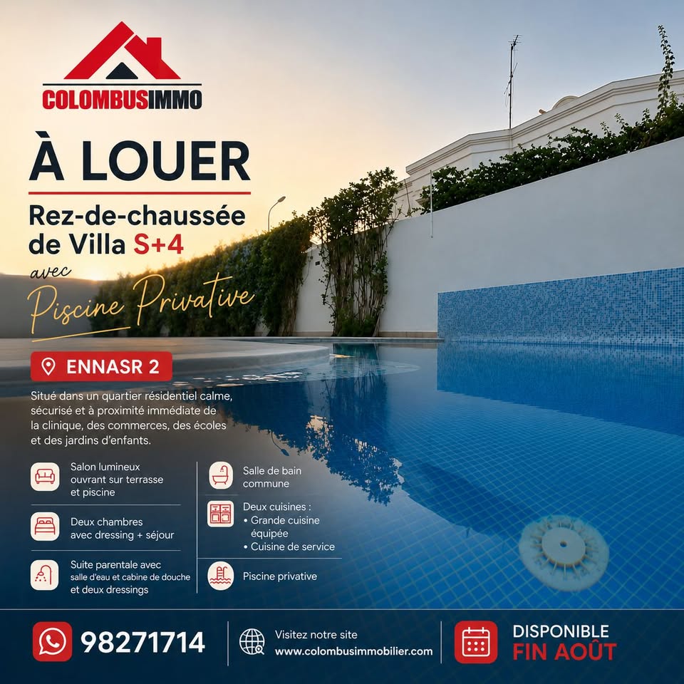Rez de chaussée de villa à ennaser2
