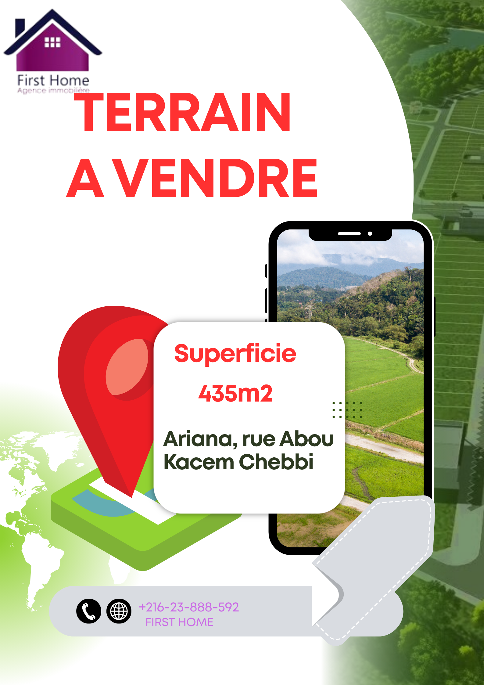 Terrain ariana