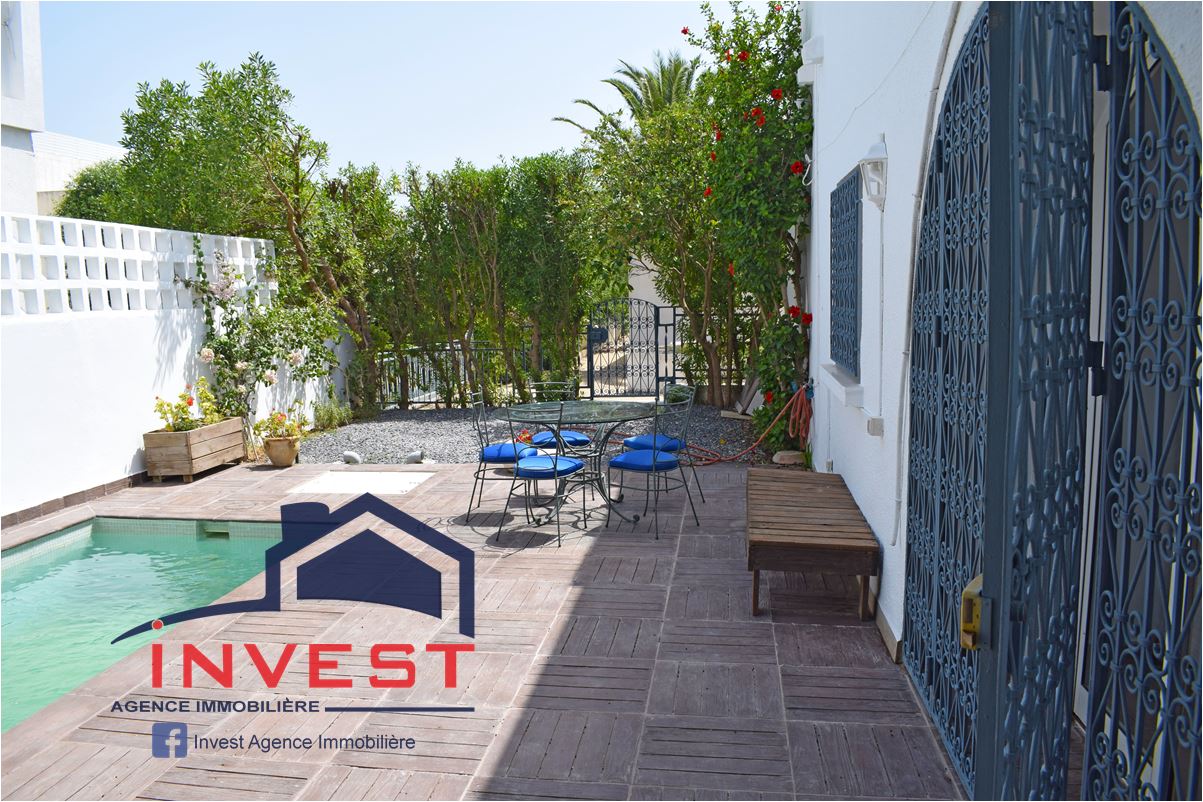 S1 meublé avec piscine à gammarth