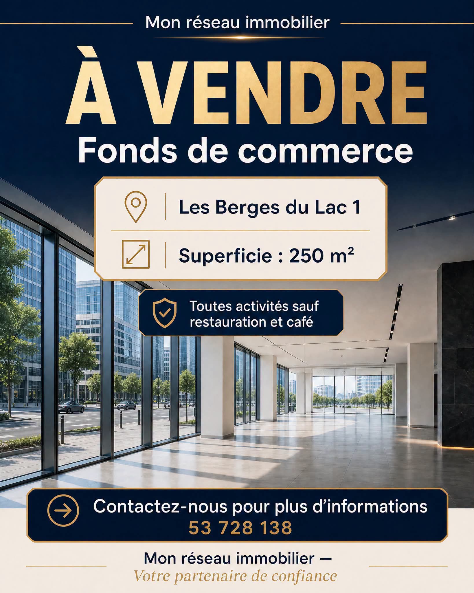 Fond de commerce au lac 1
