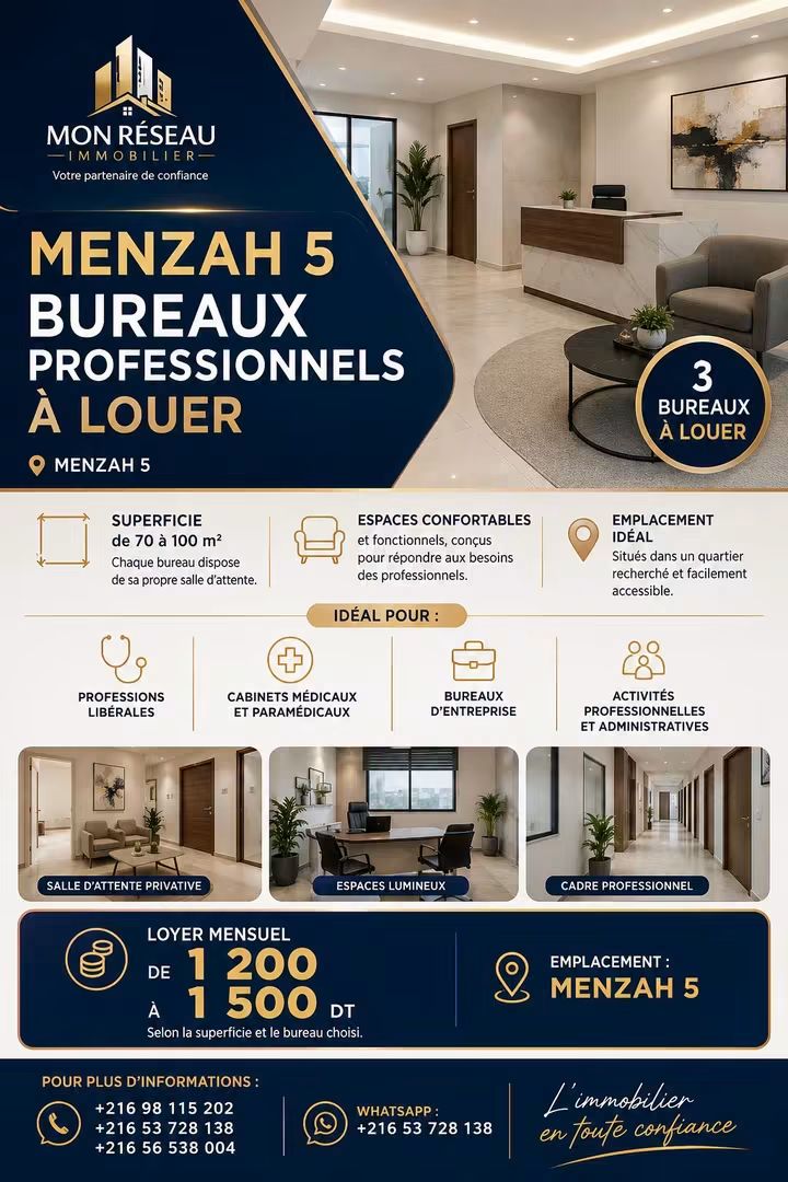 Bureau h11200 d a menzah 5