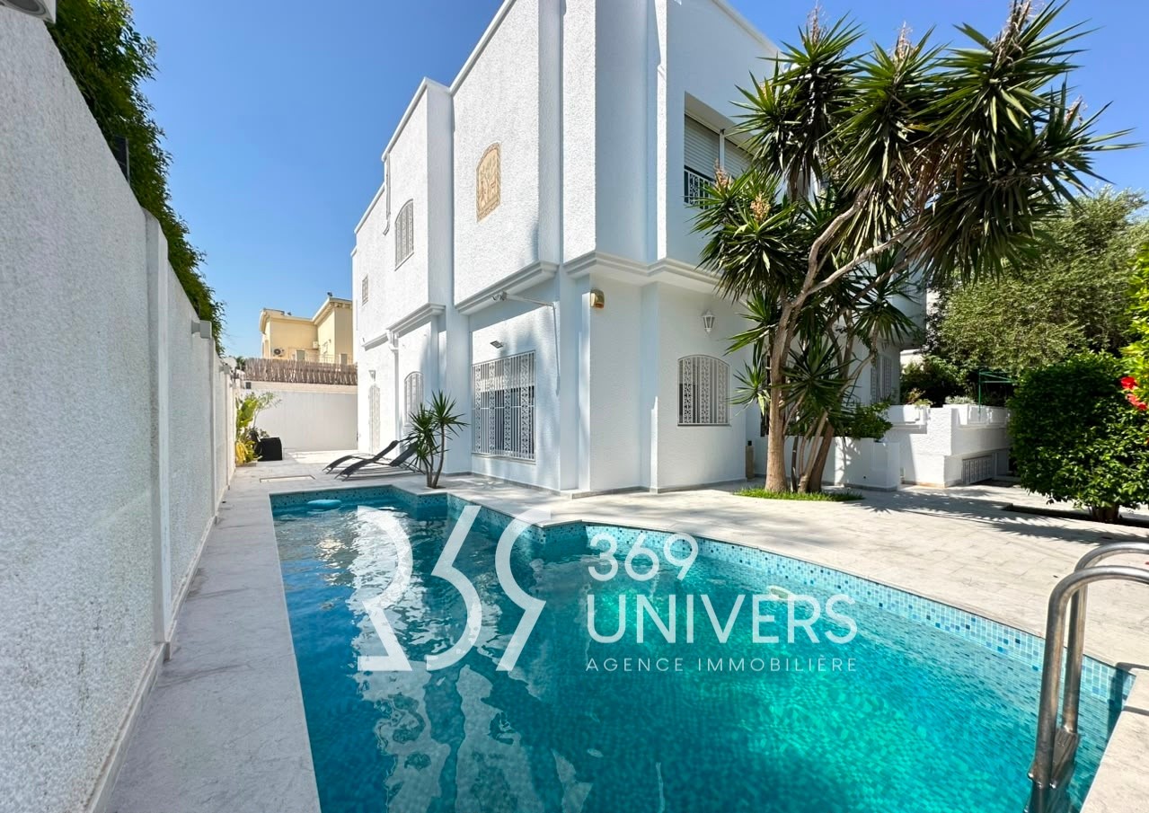 Villa avec piscine à carthage ref rh182