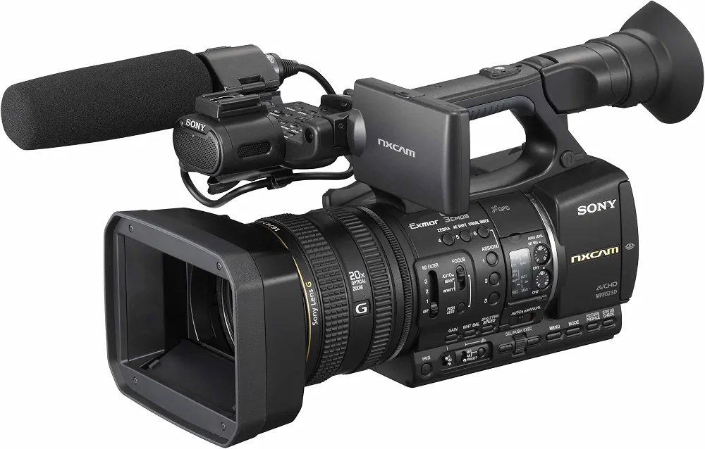 Camera dans l'emballage sony prof