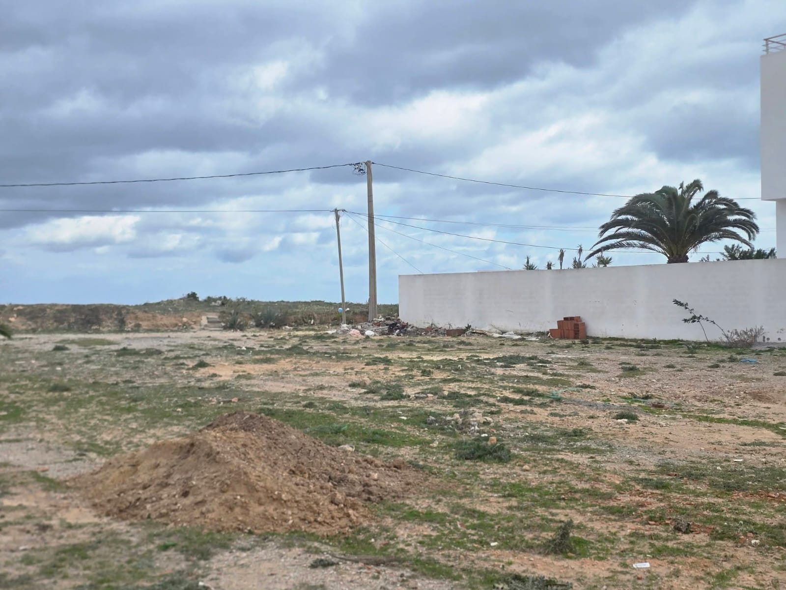 Belle terrain 430m2 hergla 2eme position de la mer