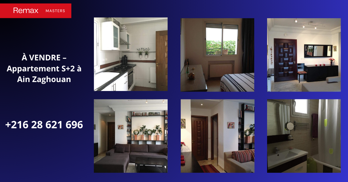 Appartement s2 a ain zaghouan