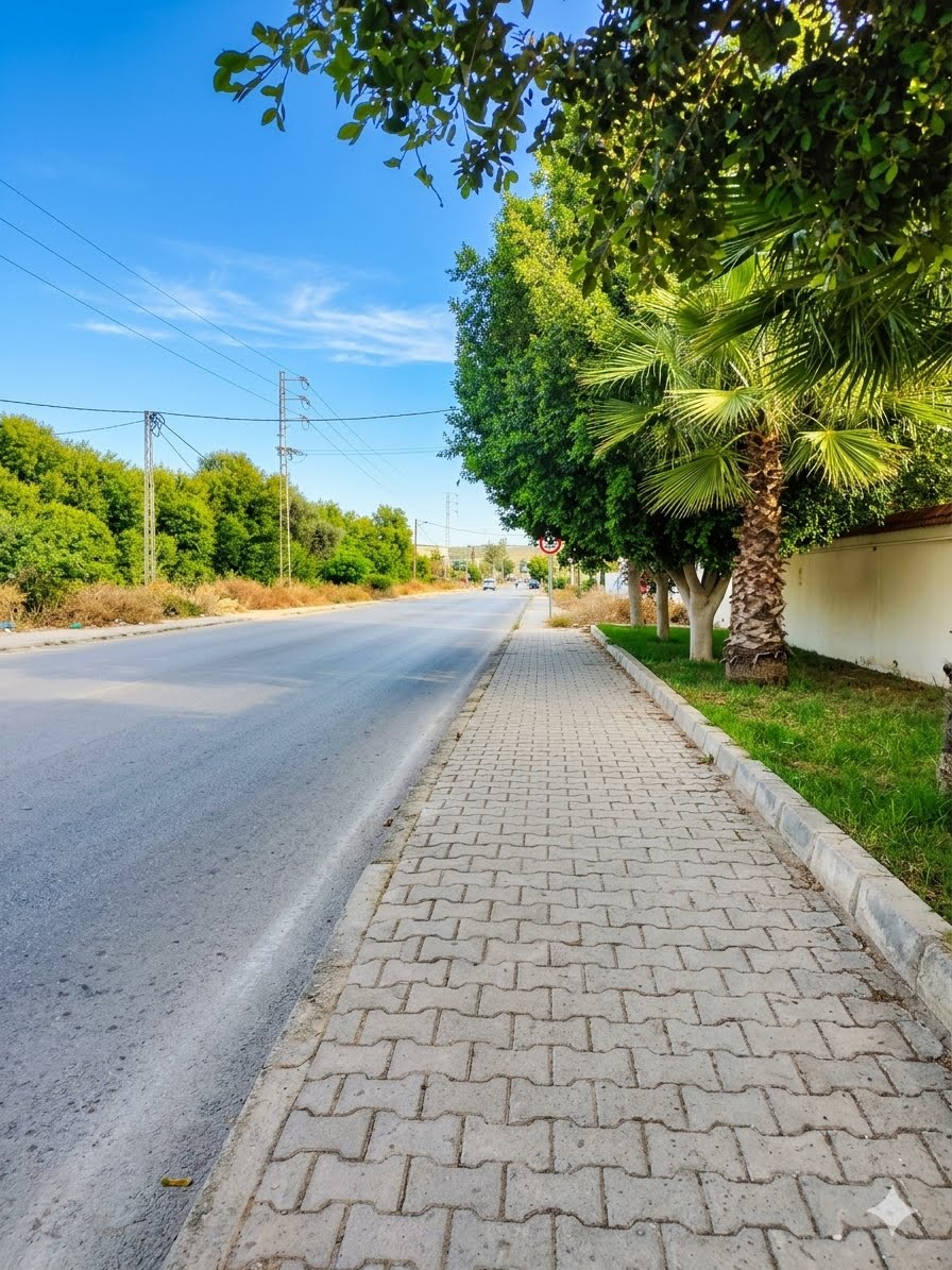 Terrain 1000 m2 double clôture bejaoua 1