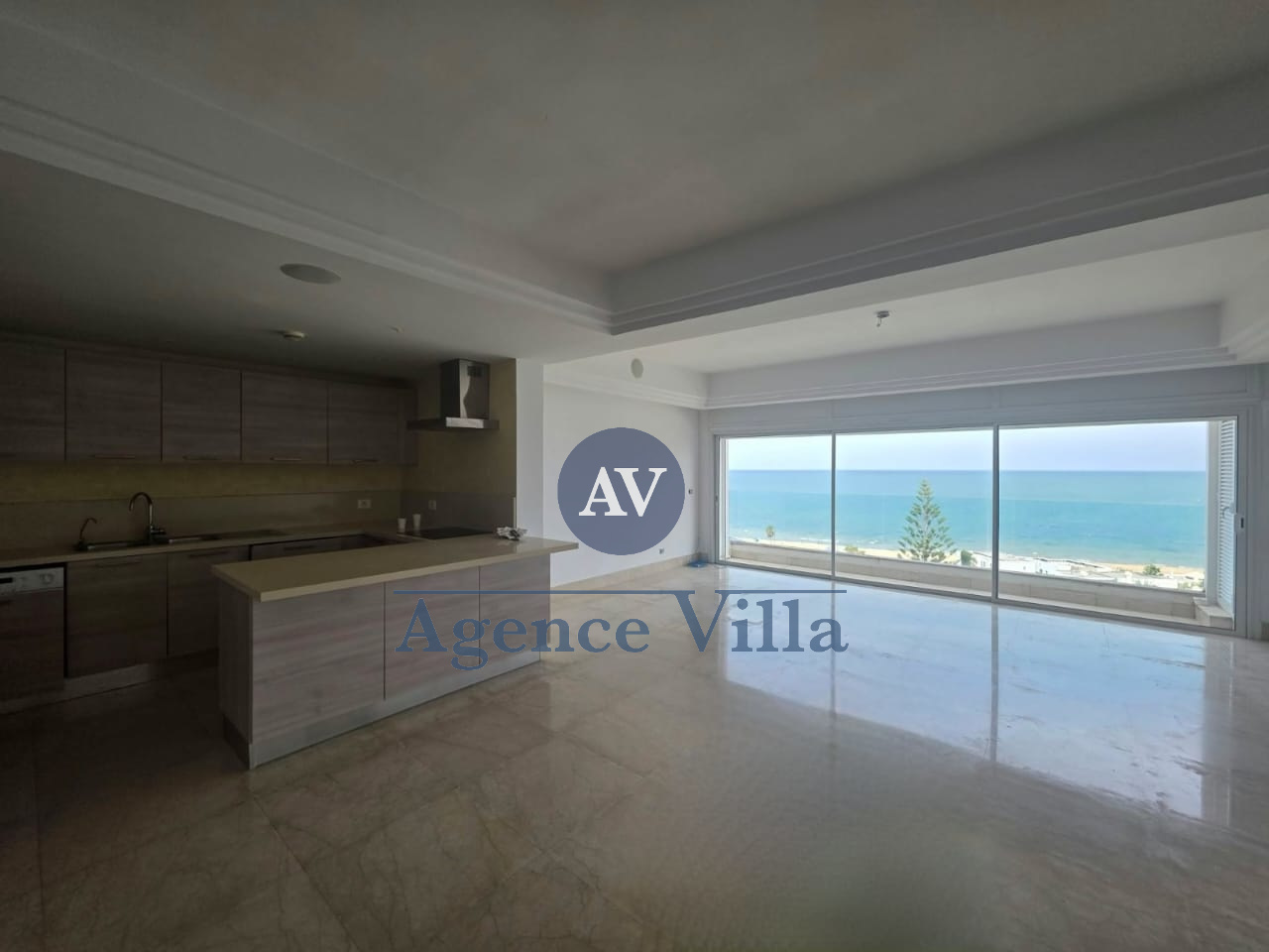 Appartement s3 avec vue sur mer à la marsa